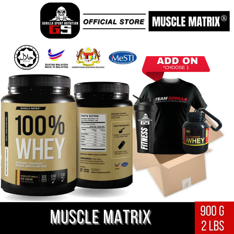 Muscle Matrix Whey Protein Whey Lean Body Build Muscle Solid Body