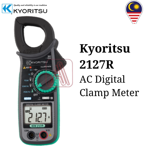 ORIGINAL KYORITSU KEW 2127R AC DIGITAL CLAMP METER READY STOCK Lazada