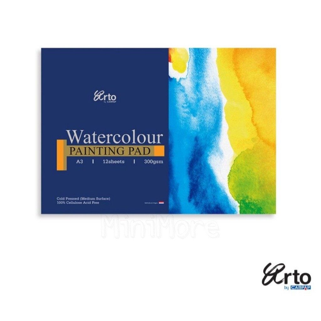 Campap Arto Gsm A Watercolour Painting Paper Pad Sheet