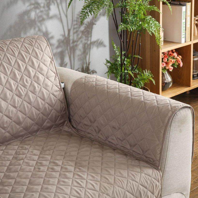 [Khuyến mại]] Chống Nước Mền Chần Gòn Sofa Giường Bao Mũi Ghế Nội Thất Da Loveseat