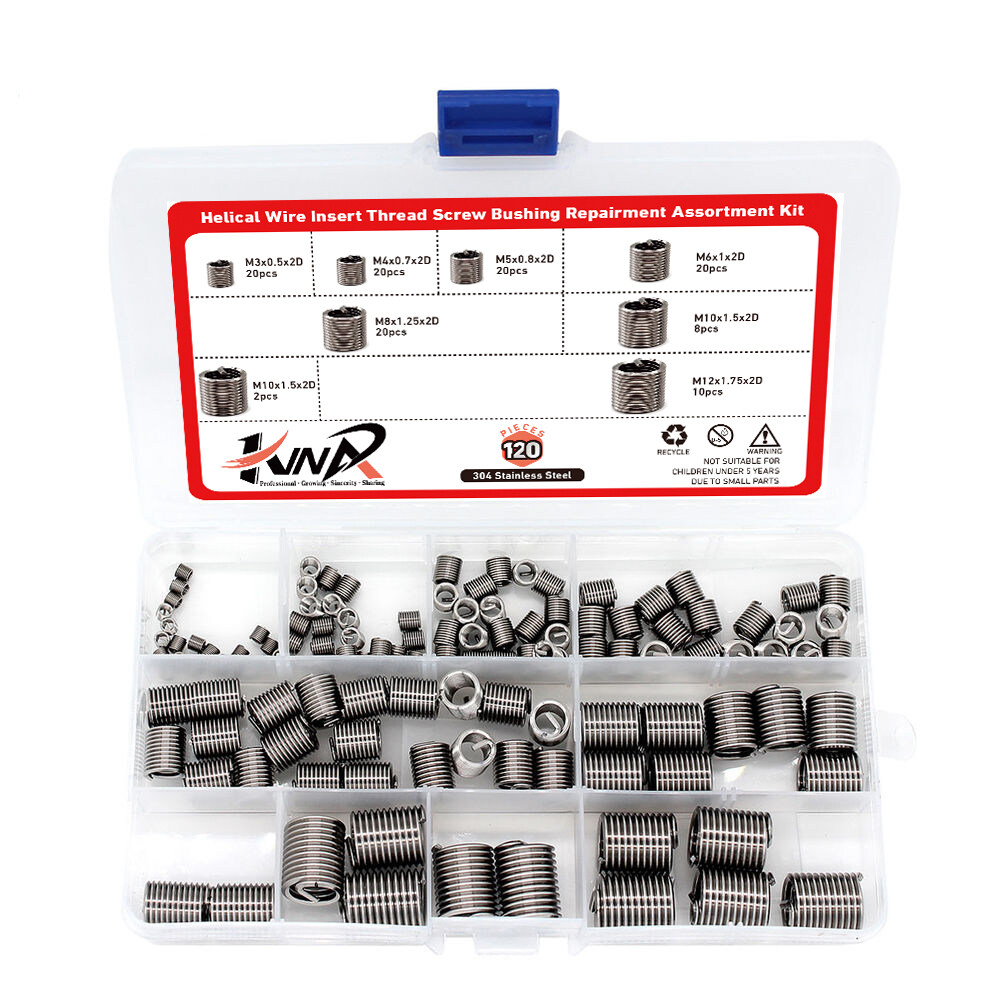 Wire Inserts Screws Sleeve Assortment Kit Stainless Steel Metric M