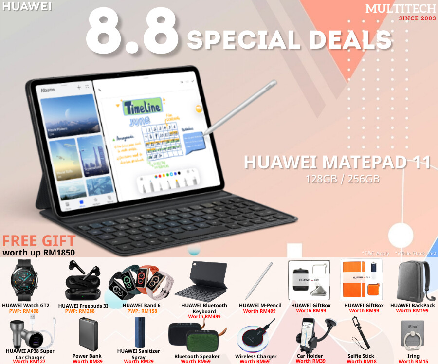 Spesifikasi Dan Harga Huawei Matepad Di Malaysia Technave Bm