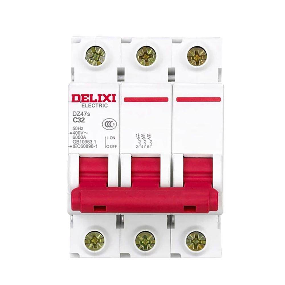 Canmove Delixi DZ47S 10-63A 3 เสาขนาดเล็กเบรกเกอร์ MCB 6KA Overload สวิทช์ Canmove Delixi DZ47S 10-63A 3 เสาขนาดเล็กเบรกเกอร์ MCB 6KA Overload สวิทช์