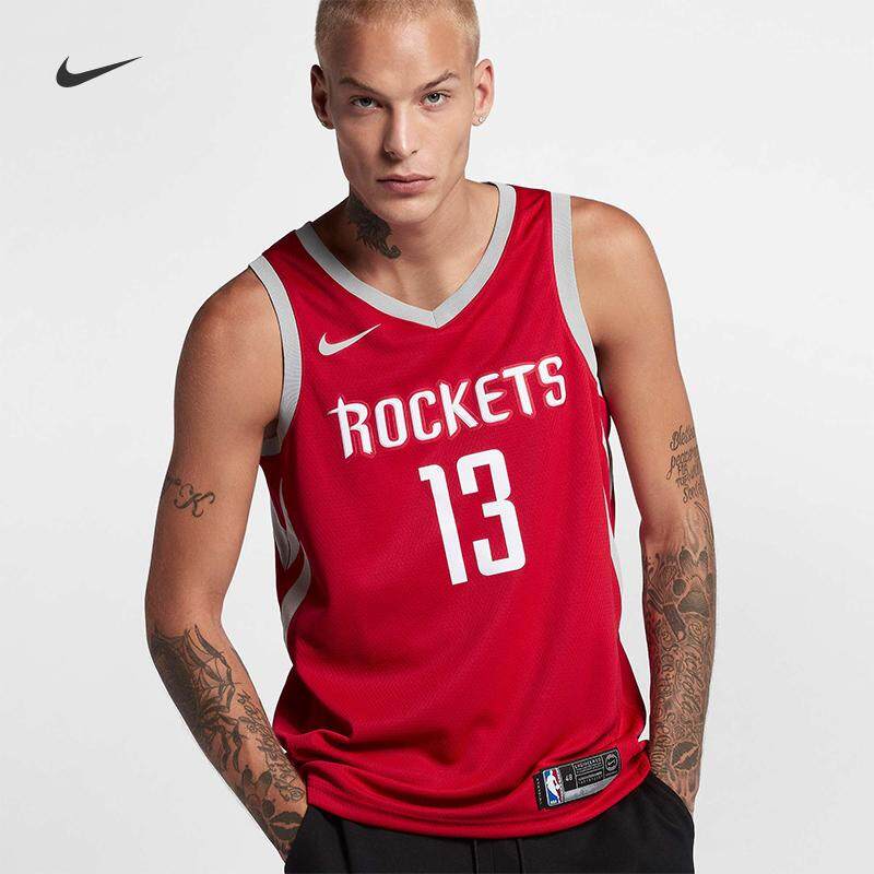 NI-KE อย่างเป็นทางการ HoustonRockets SWINGMAN ผู้ชาย N-B-A JERSEY 864477