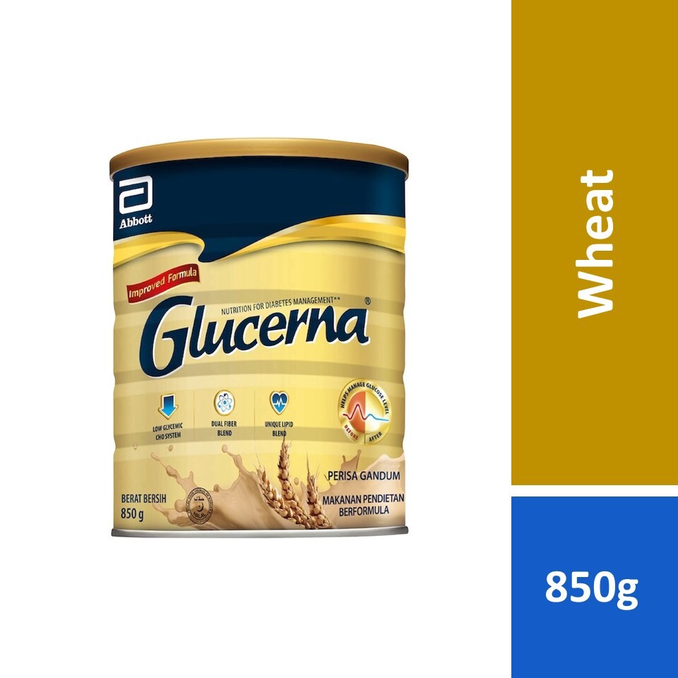 Glucerna Diabetes Specific Formula Wheat 850g EXP 12 2024 Lazada