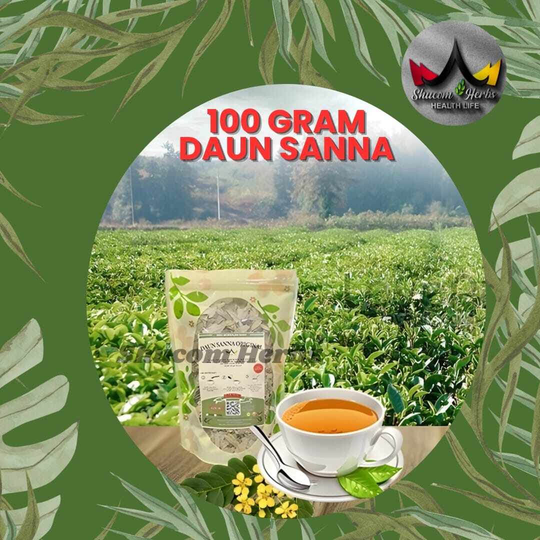 DAUN SANNA SENNA TEH SENNA 100g TEH SANNA CINA MAKI BY SHUCOM HERBS