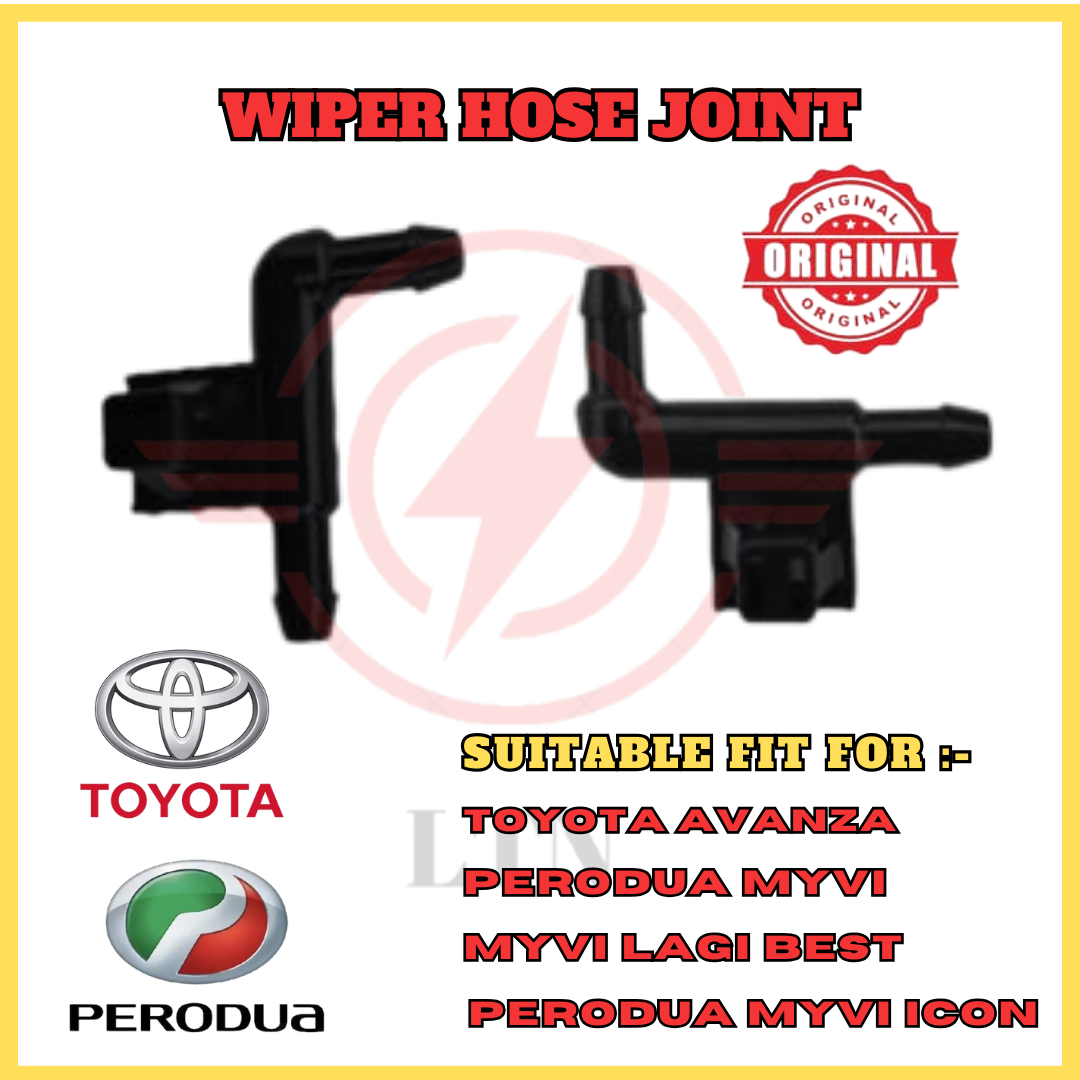 ORIGINAL PERODUA WINDSHIELD WIPER HOSE JOINT PERODUA MYVVI MYVI LAGI