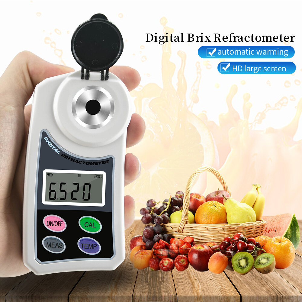 Measuring Brix Digital Refractometer Brix Sugar Meter For