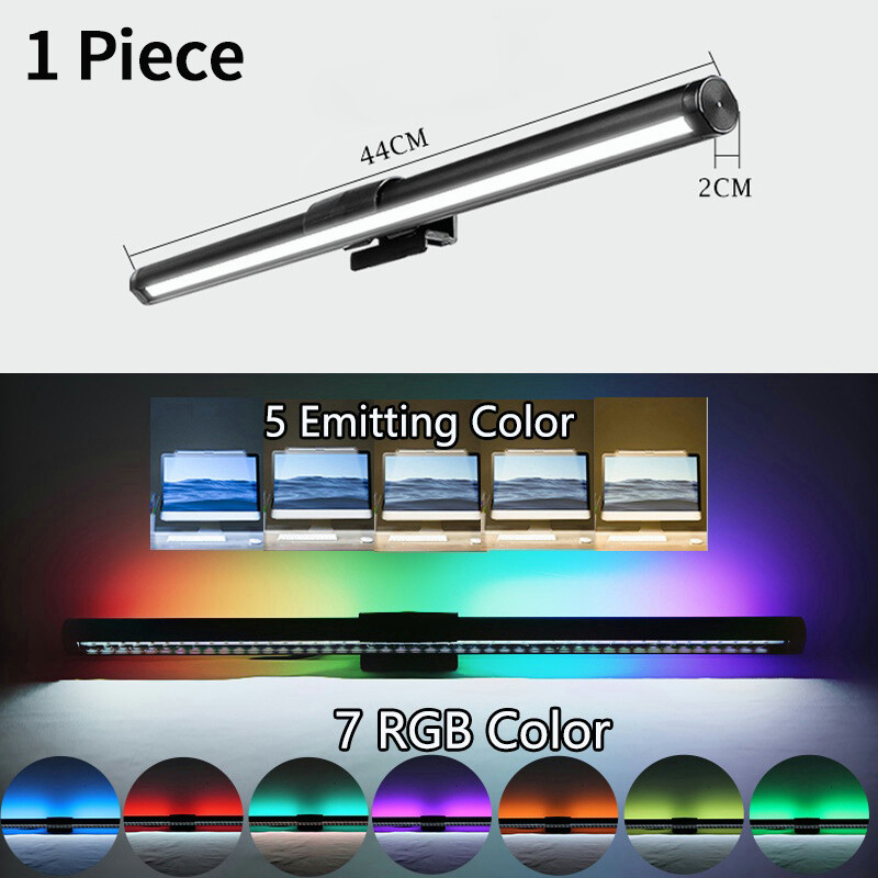 Chenben Led Curved Monitor Light Bar Stepless Dimming Rgb Office