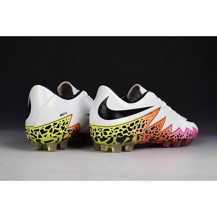 Nike_Official Hypervenom Phantom II AG Blue men's/women's football shoes soccer sneakers