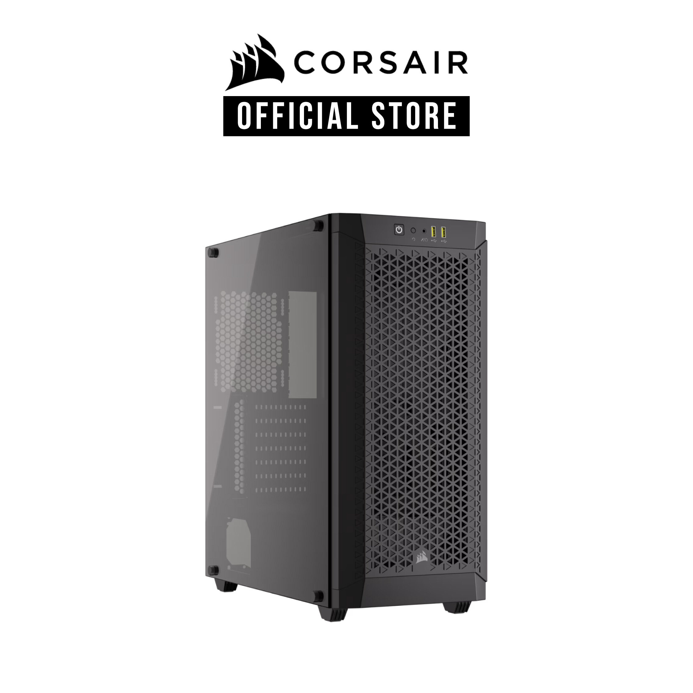 CORSAIR 480T Airflow Tempered Glass Mid Tower Case Black Lazada