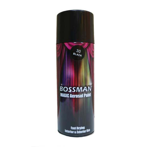 Bossman Magic Aerosol Spray Paint Black No Lazada