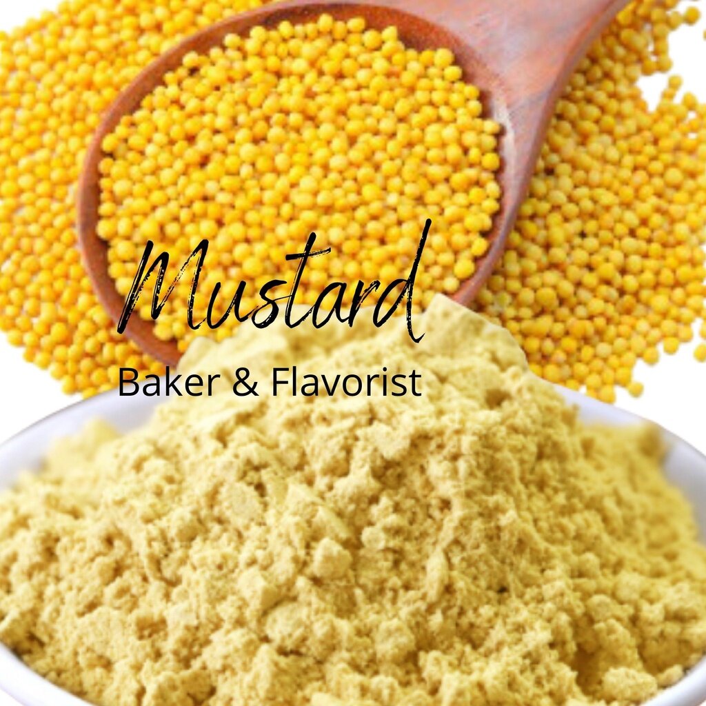 Yellow Mustard Powder 250g 黄芥末粉 Serbuk Biji Sawi Kuning Herbs Spices