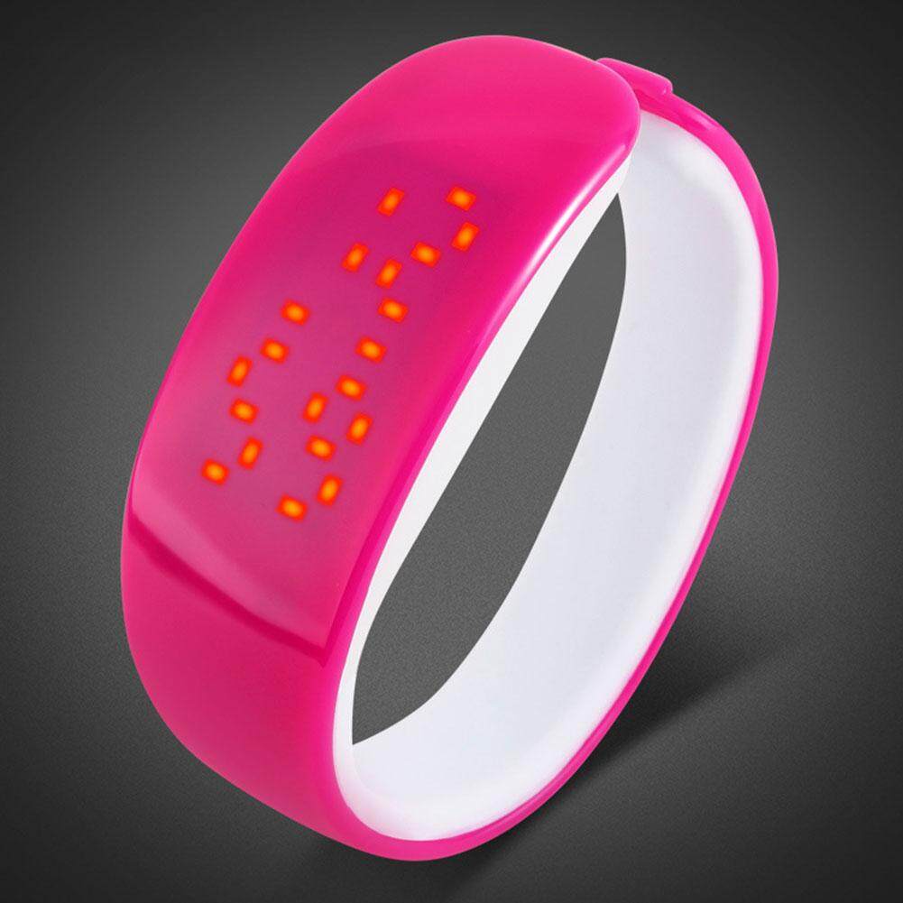 ปฏิทิน Dolphin นาฬิกาข้อมือ LED กันน้ำกีฬาดิจิตอลเอลอีดีนาฬิกาข้อมือ