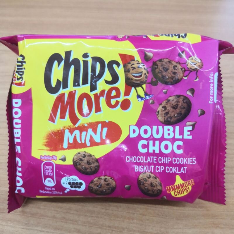 Chipsmore Chocolate Chip Cookies Biskut Coklat Lazada