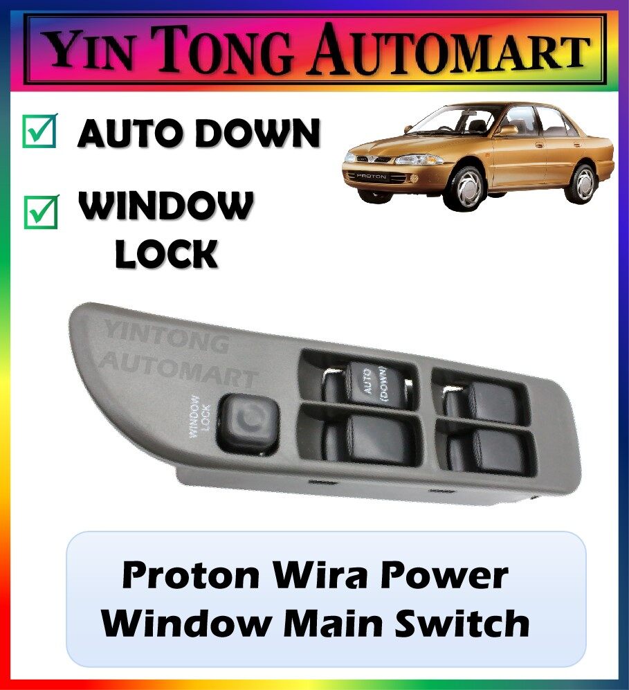 Proton Wira Power Window Main Master Switch Lazada