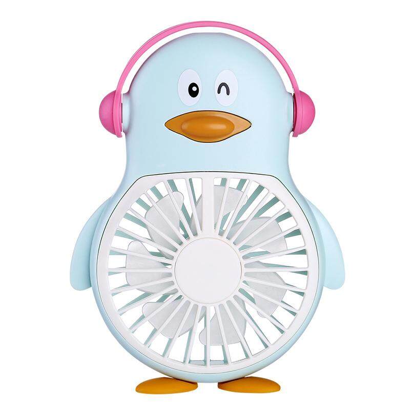 Creative MINI USB ขนาดเล็กน่ารักเพนกวินพัดลมปรับความเร็ว 2 ฤดูร้อนแบบพกพา Mini พัดลมพัดลมมือถือ USB แบบชาร์จไฟได้โต๊ะ Air พัดลมทำความเย็น