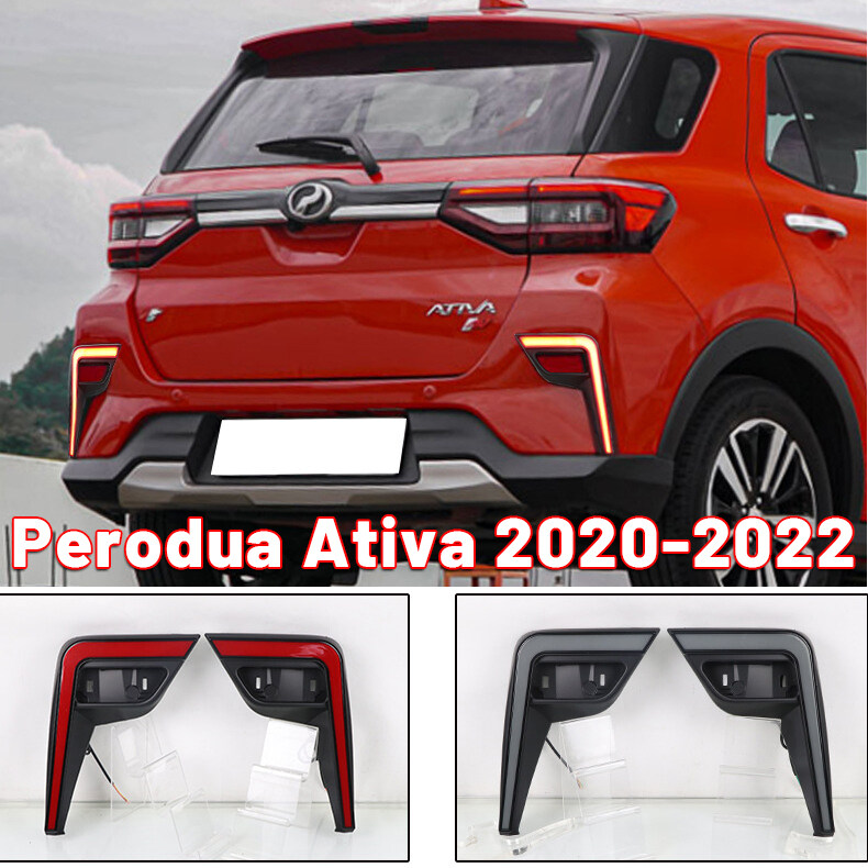 Perodua Ativa Taillight Rear Bumper Lamp LED Rear Fog Lamp Driving