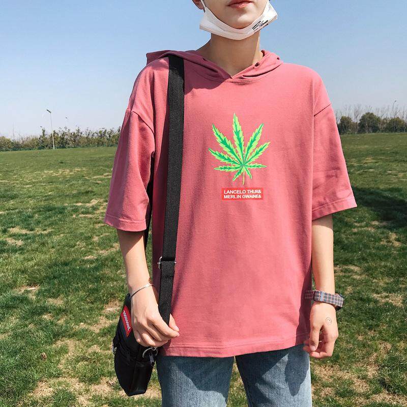 ฤดูร้อน 2019 ใหม่เกาหลีหลวมห้าเสื้อยืดแฟชั่นของผู้ชายสันทนาการพอร์ตแฟชั่นผู้ชายสั้นแขน ฤดูร้อน 2019 ใหม่เกาหลีหลวมห้าเสื้อยืดแฟชั่นของผู้ชายสันทนาการพอร์ตแฟชั่นผู้ชายสั้นแขน