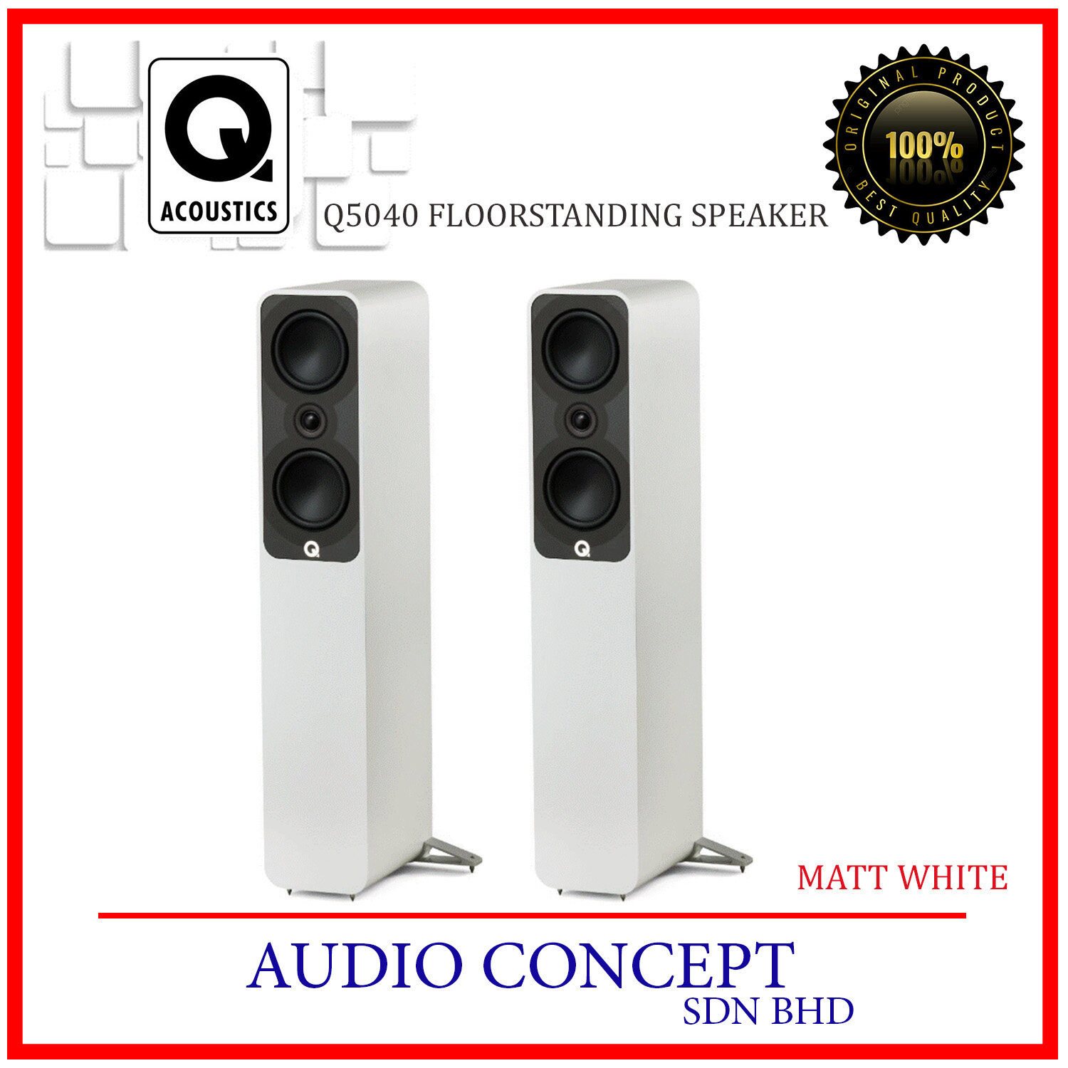 Q Acoustics Q Floorstanding Speaker Lazada