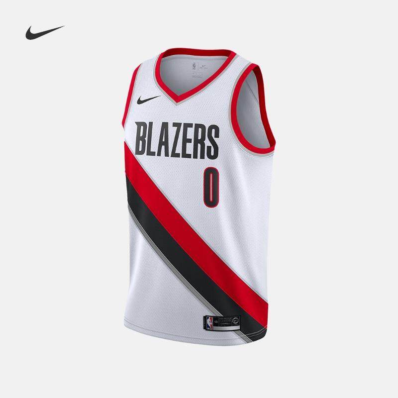 Nikeไนกี้ อย่างเป็นทางการ Portland Trail Blazers SW NBA เชื่อมต่อผู้ชาย JERSEY 864445