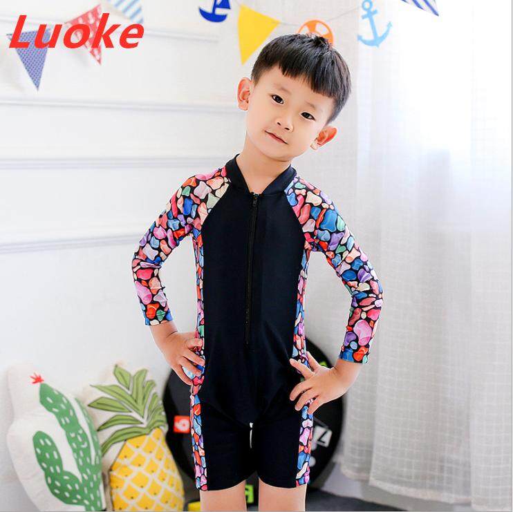 Luoke ชุดว่ายน้ำสำหรับเด็กชุดว่ายน้ำ One - piece, ชายครีมกันแดด, ชุดว่ายน้ำเด็ก BOYSS-yzj-149-F006 Luoke ชุดว่ายน้ำสำหรับเด็กชุดว่ายน้ำ One - piece, ชายครีมกันแดด, ชุดว่ายน้ำเด็ก BOYSS-yzj-149-F006