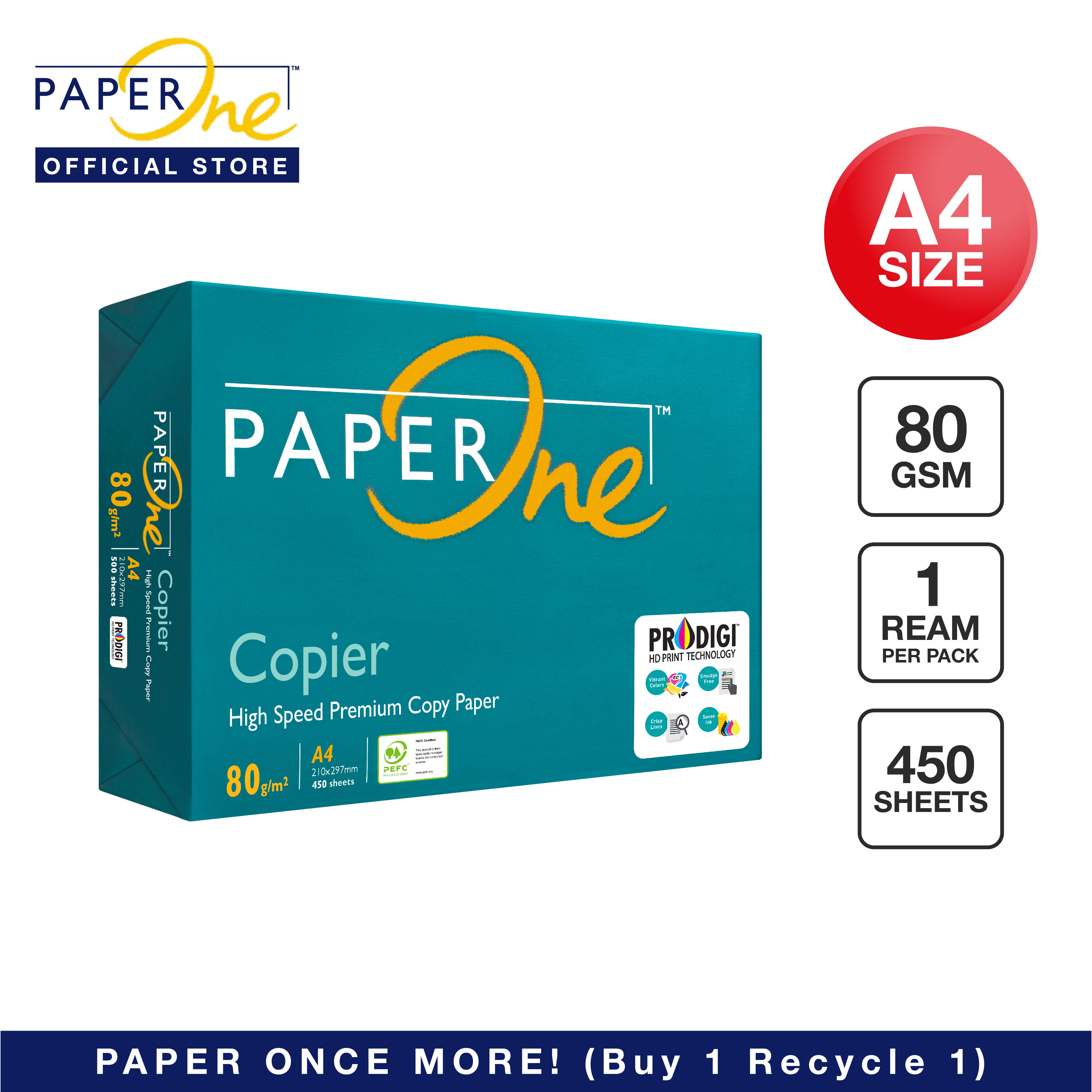 Paperone A Copier Paper Gsm Sheets Lazada