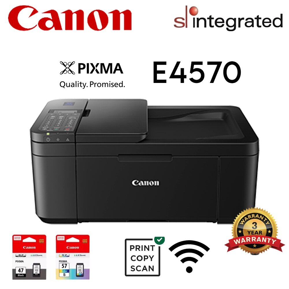 Canon Pixma E E Ink Efficient All In One Printer Print Scan