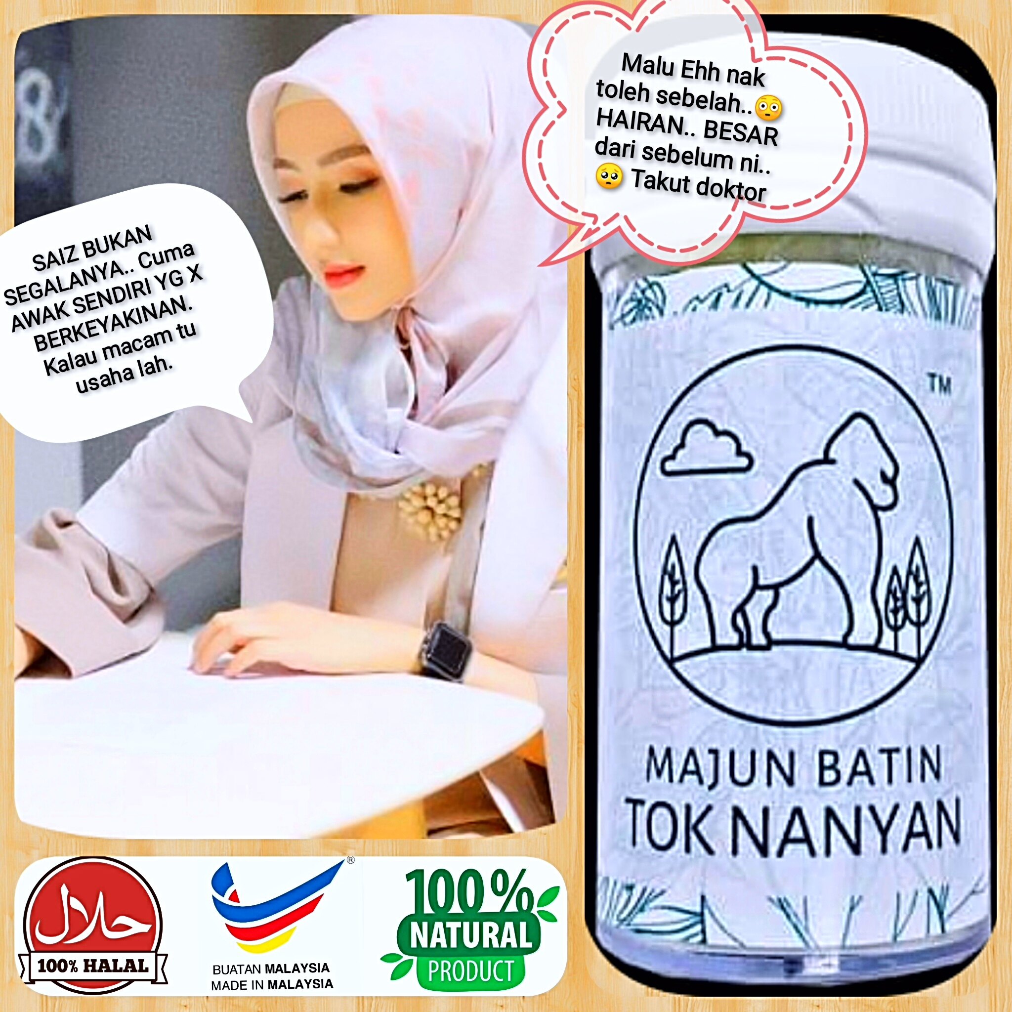 Majun Tok Nanyan Saiz Bukan Masalah BESAR Pun Tapi Anda Sendiri Tak