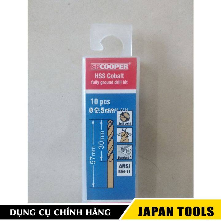 MŨI KHOAN THÉP INOX CFCOOPER HCM025