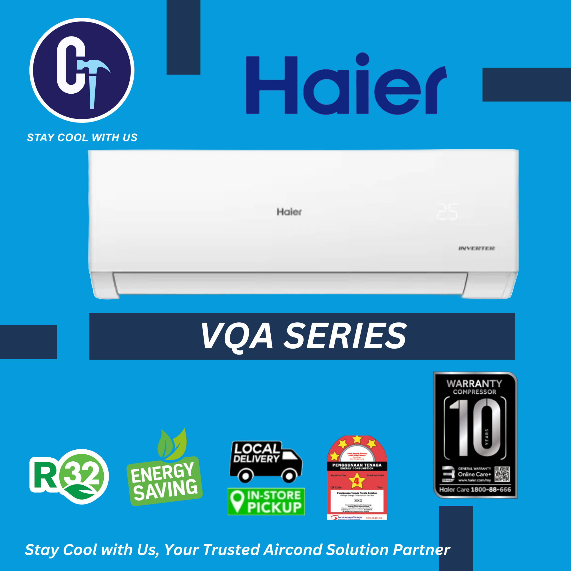 Haier R Smart Clean Inverter Air Conditioner Vqa Vqc Vxa Series