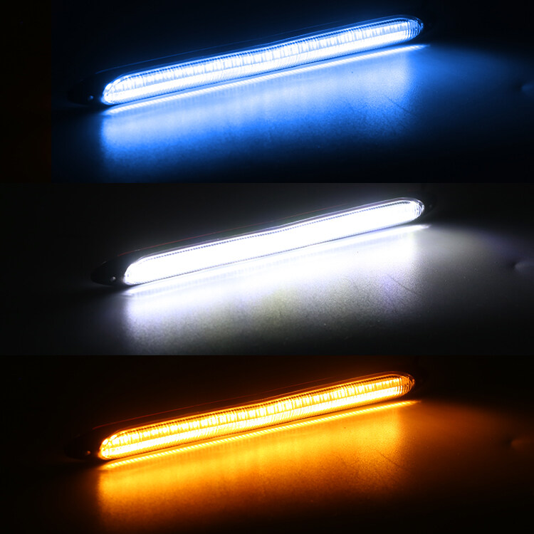 2Pcs Led Car DRL Daytime Running Lights Waterproof Auto Headlight