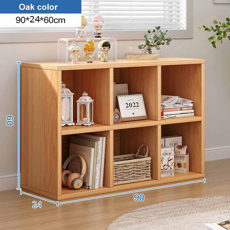 Sofya Tier Wooden Bookshelf Multipurpose Rack Rak Buku Cabinet Diy