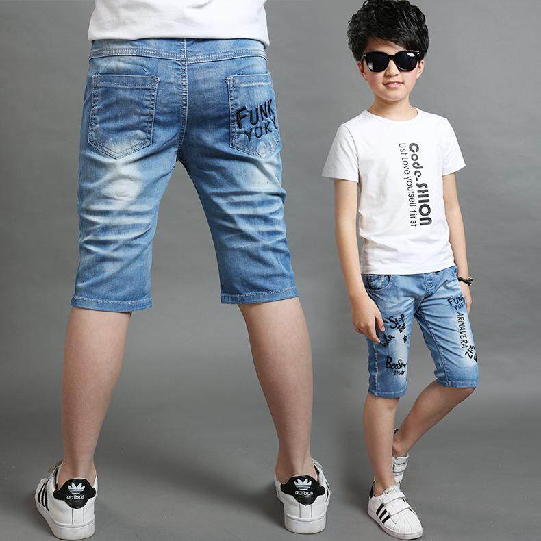 ฤดูร้อนกางเกงยีนส์กางเกงขาสั้นเด็กสำหรับ Boy Cool สไตล์ DENIM เด็กกางเกงกางเกงยีนส์ขาสั้นสำหรับกางเกงเดนิมขาสั้นเด็ก ฤดูร้อนกางเกงยีนส์กางเกงขาสั้นเด็กสำหรับ Boy Cool สไตล์ DENIM เด็กกางเกงกางเกงยีนส์ขาสั้นสำหรับกางเกงเดนิมขาสั้นเด็ก