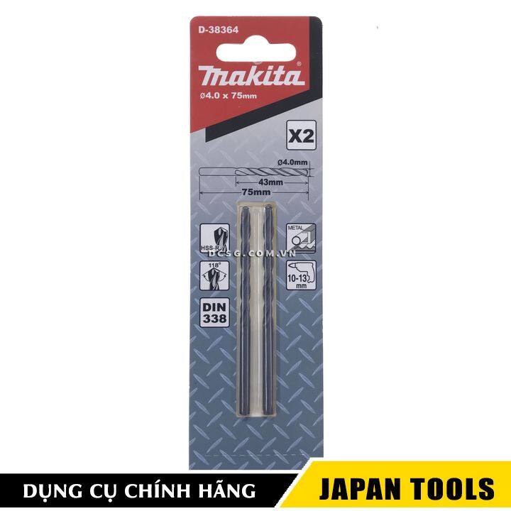 MŨI KHOAN KIM LOẠI MAKITA D-38364