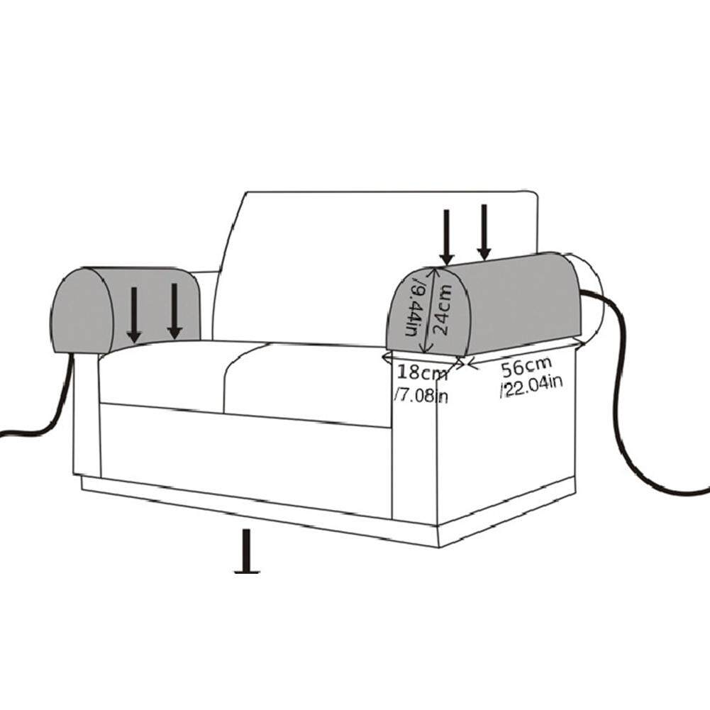 2 cái/bộ Bụi Bẩn Chống Sofa Tay Có