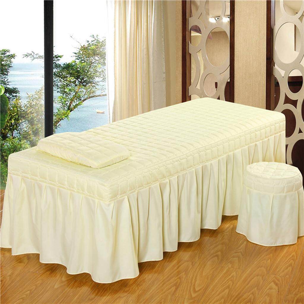 BolehDeals 190x80 cm SPA Massage Chăn Ga Gối Chân Váy Linen Làm Đẹp Tấm với Mặt Lỗ