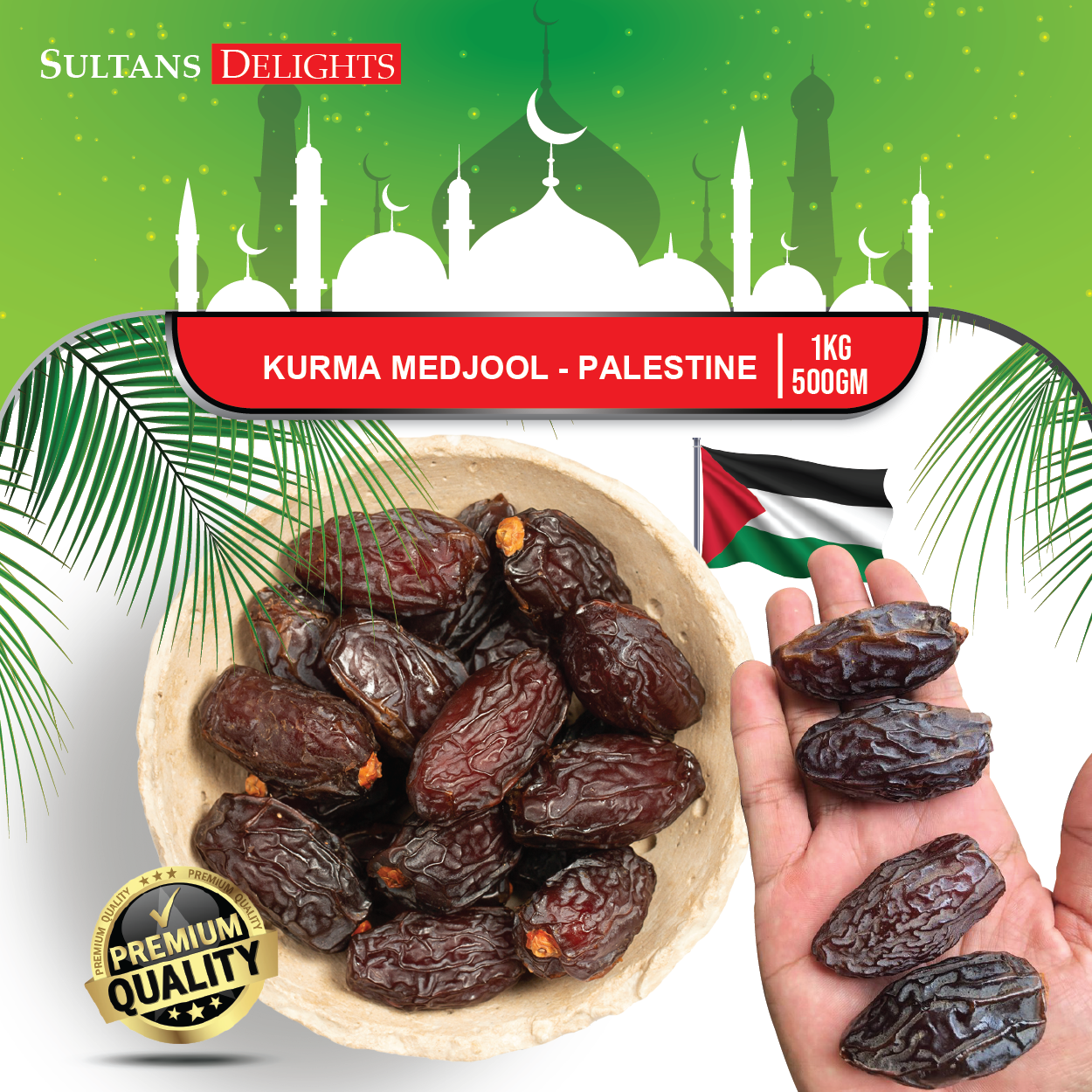 Kurma Medjool Palestine Dates Fresh Grade A Jumbo Lazada