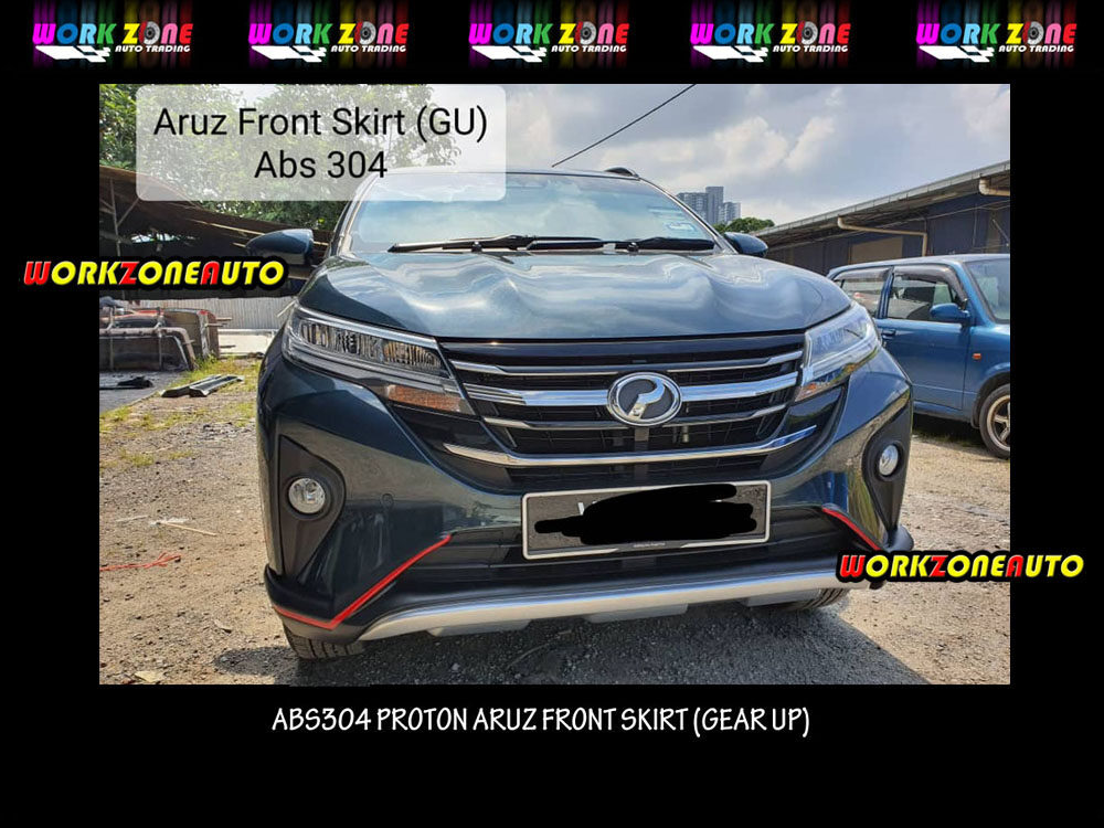 Abs Perodua Aruz Abs Front Skirt Gear Up Body Kit Bodykit Lazada