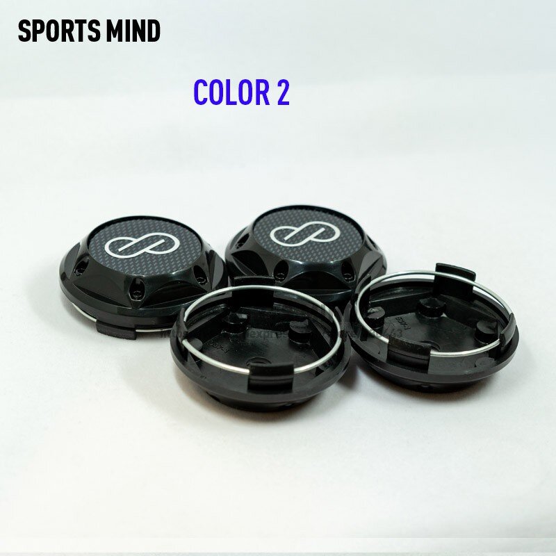 4PCS Lot 68 64MM Car Wheel Center Hub Caps For ENKEI Emblem Logo Chrome