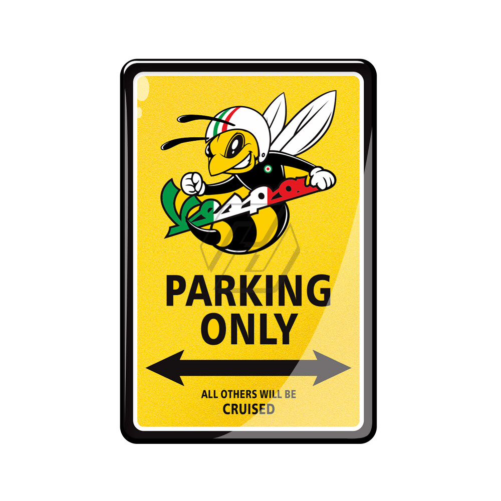 3D Motorcycle Stickers Don T Touch My Vespa Warning Decals Case For