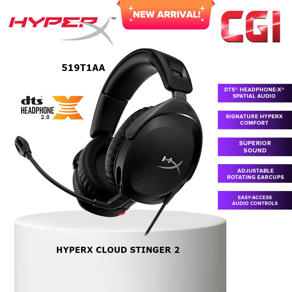 Hyperx Cloud Stinger Dts Gaming Headset T Aa Lazada