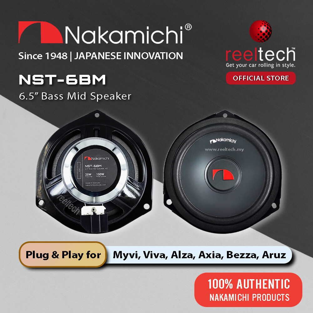 Nakamichi Nst Bm Mid Bass Plug And Play For Myvi Viva Axia