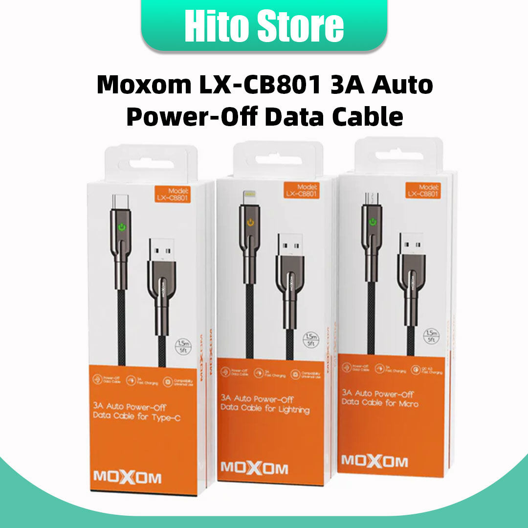 Moxom Lx Cb A Auto Power Off Data Cable Lazada