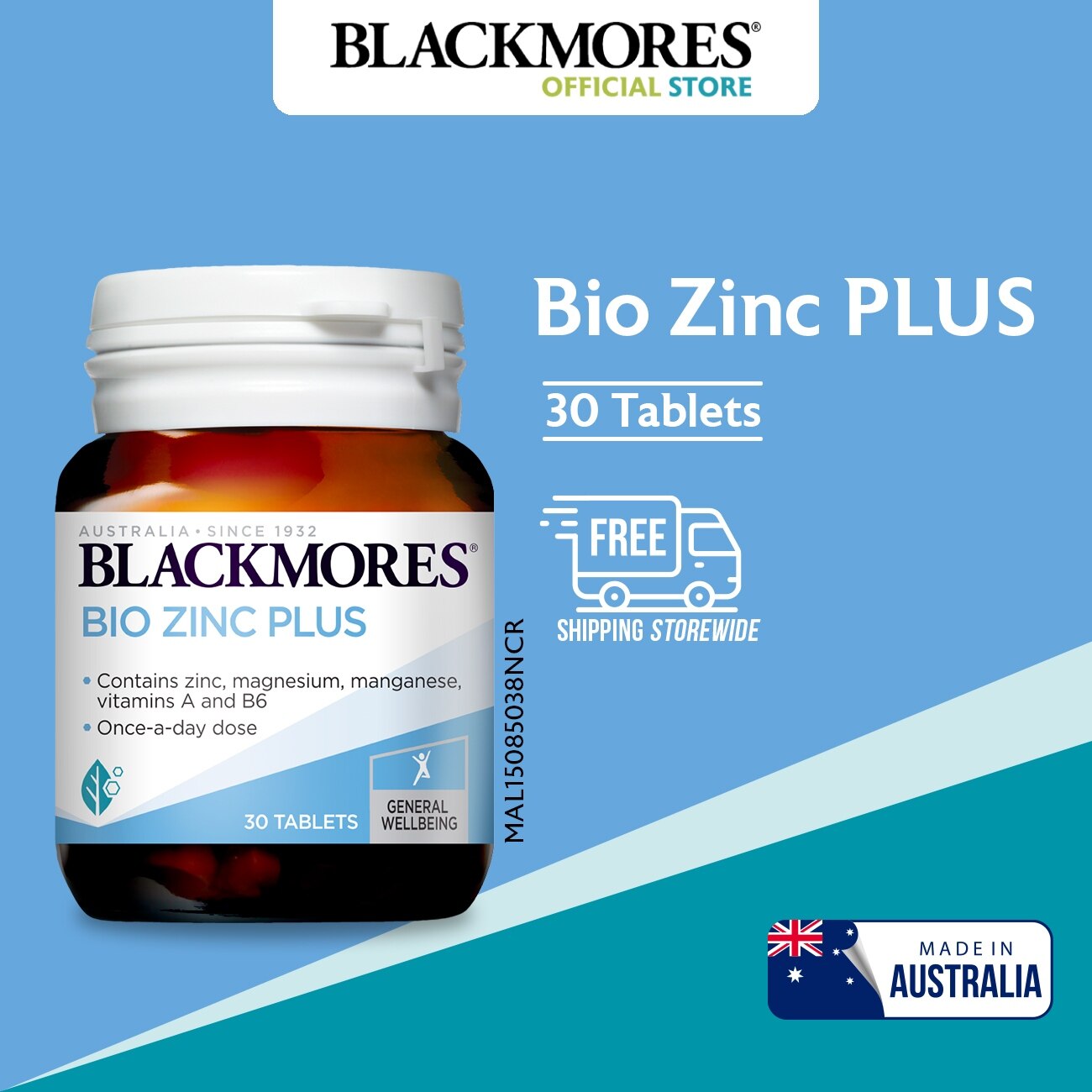 Blackmores Bio Zinc Plus S For Hair Nail Skin Min Months