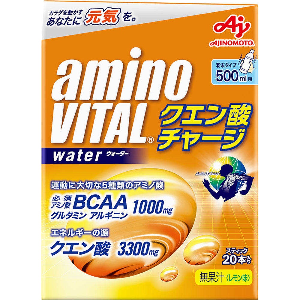 Ajinomoto Amino Vital Citric Acid Charge Water 10g X 20P Powder Amino