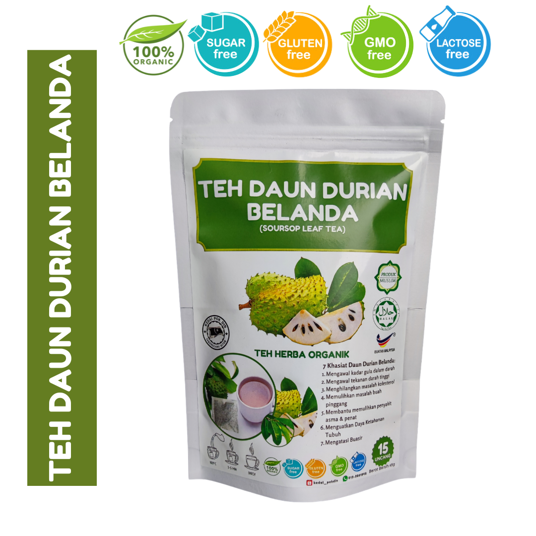 Teh Daun Durian Belanda Soursop Leaf Tea Lazada