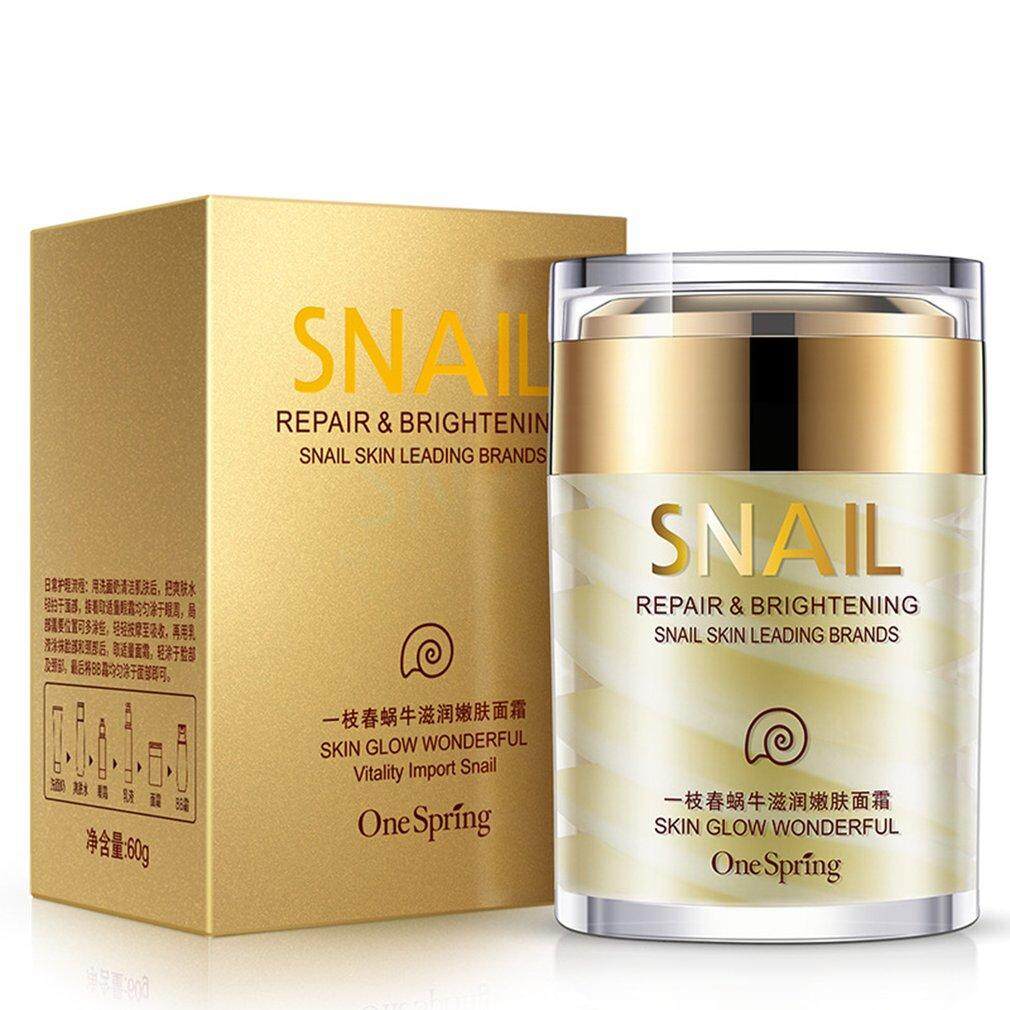 ผู้ขายที่ดีที่สุด OneSpring Snail ความลึกให้ความชุ่มชื้นต้านริ้วรอยรอยย่นบนใบหน้าครีม