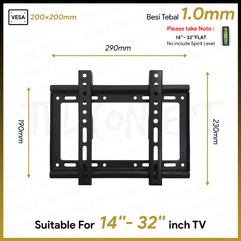 TKL TV Bracket Adjustable TILT 14 32 26 55 32 70 Inch Universal Tv