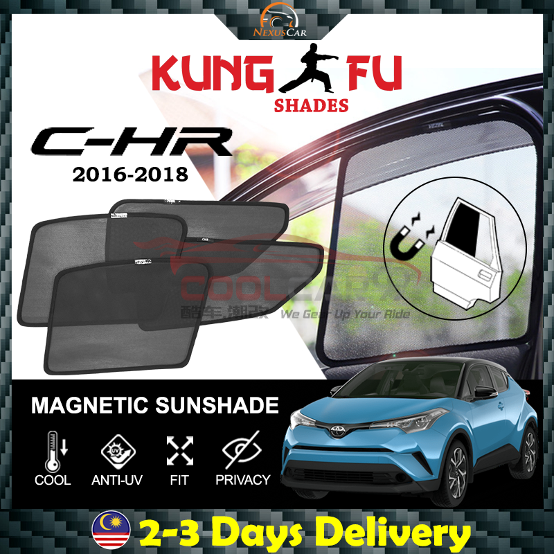 NexusConcept Toyota CHR 2016 2018 KUNG FU SHADES Fully Magnetic